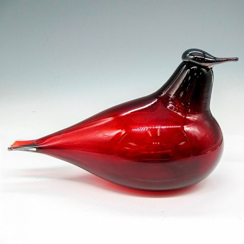 MUURLA ART GLASS FIGURINE RUBY 38ebf8