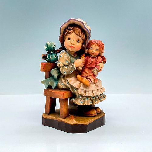 ANRI ITALY WOOD CARVED FIGURINE, CHERISHAdorable