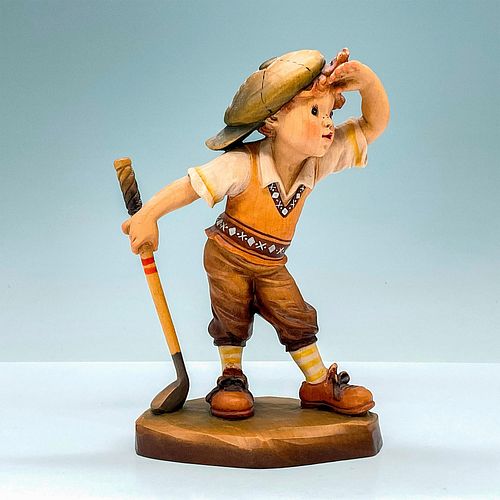 ANRI ITALY WOOD CARVED FIGURINE, FOREAdorable