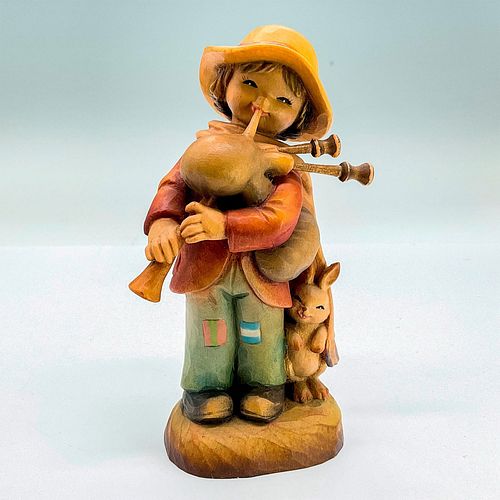 ANRI ITALY WOOD CARVED FIGURINE, JOLLY