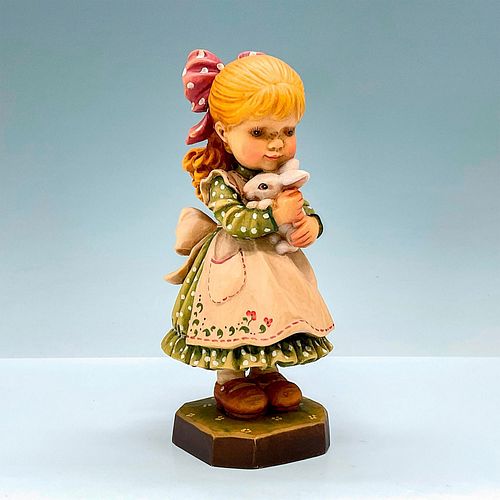 ANRI ITALY WOOD CARVED FIGURINE, SPRING