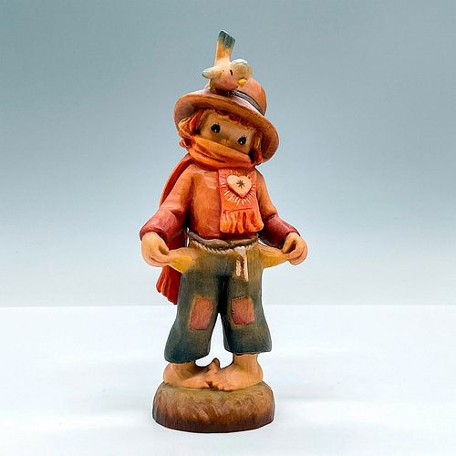 ANRI ITALY WOOD CARVED FIGURINE, THREADBARE