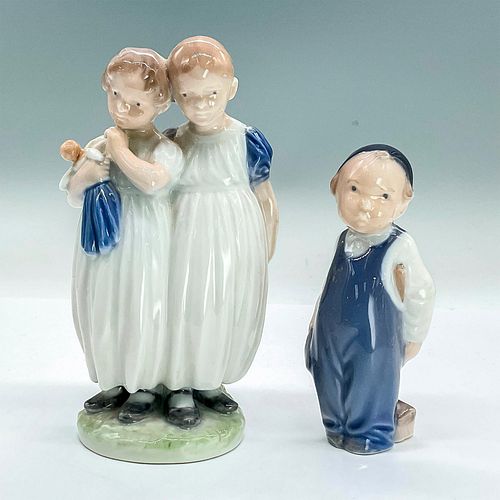 2PC BING & GRONDAHL FIGURINES,