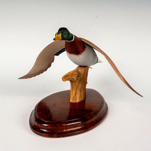 L HARVEY SIGNED DUCK FIGURINEHand 38ece3