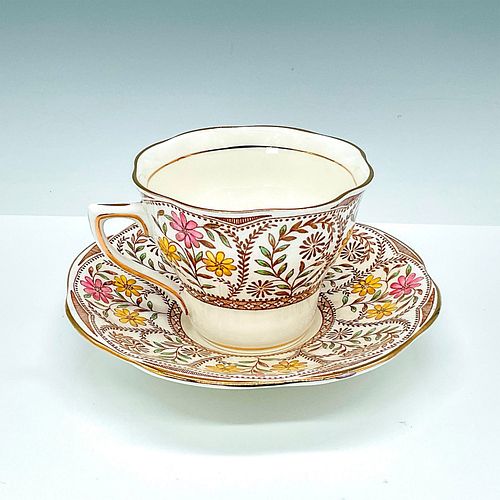 ROSINA BONE CHINA TEACUP AND SAUCER,