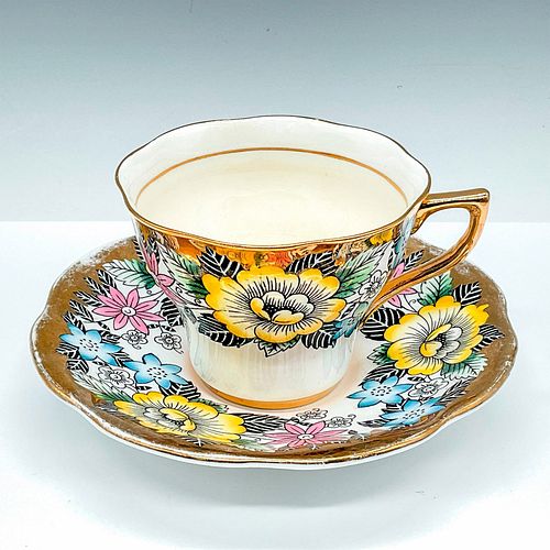 ROSINA BONE CHINA TEACUP AND SAUCER,