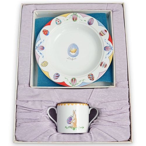 (3 PC) LIMOGES X FABERGE PORCELAIN