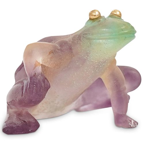 DAUM CRYSTAL PATE DE VERRE FROGDESCRIPTION  38edbd