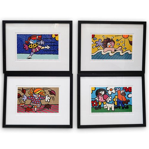 (4PC) ROMERO BRITTO (BRAZILIAN, B. 1963)