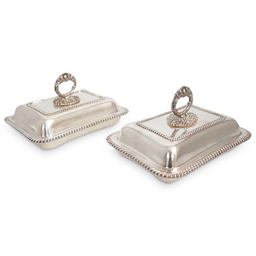 (2 PC) MECHANICAL SILVER PLATED