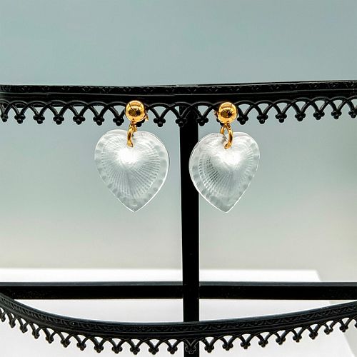 LALIQUE PRETTY SATIN CRYSTAL HEART 38eeae