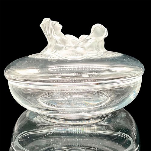 LALIQUE CRYSTAL COVERED BOWL OPHELIEGorgeous,