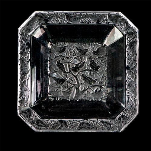 LALIQUE CRYSTAL PIN TRAY ANNADecorated 38eec7