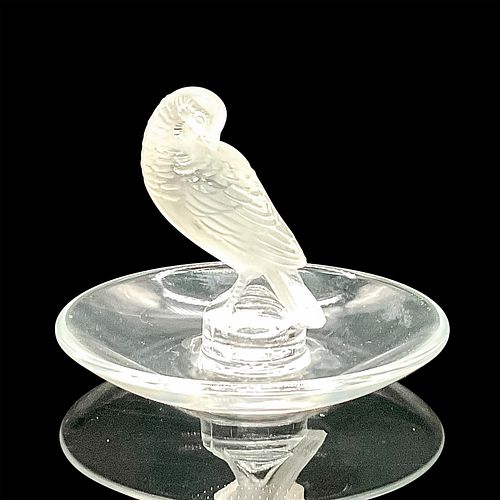 LALIQUE CRYSTAL RING TRAY TOURTERELLEA 38eed5