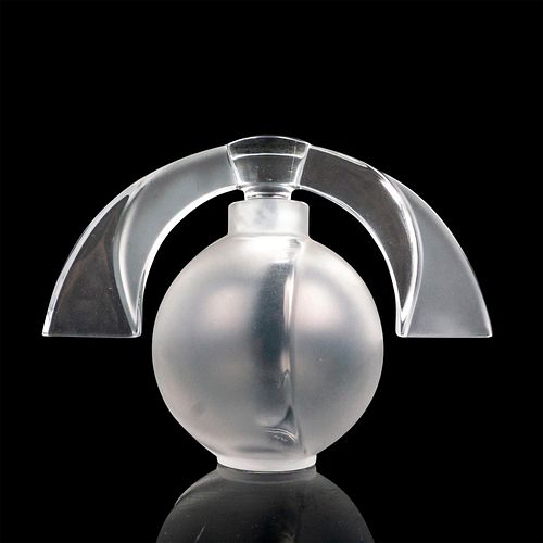 LALIQUE CRYSTAL PERFUME BOTTLE,