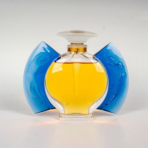 LALIQUE CRYSTAL PERFUME BOTTLE,