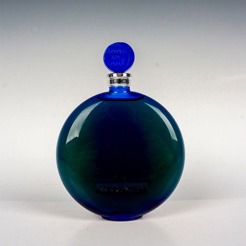 R LALIQUE CRYSTAL PERFUME BOTTLE,