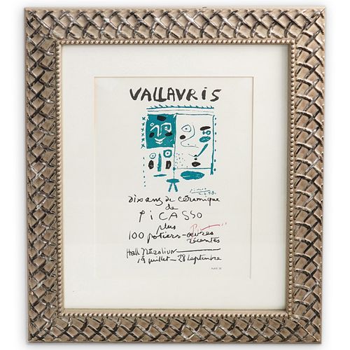 PICASSO SIGNED BOOKPLATE LITHOGRAPHDESCRIPTION: