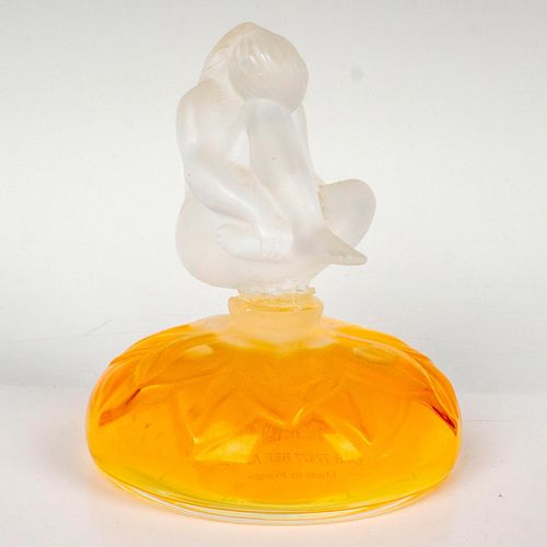 LALIQUE CRYSTAL PERFUME BOTTLE,