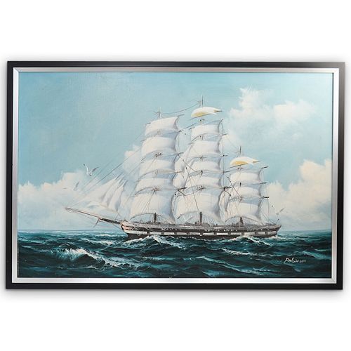 ROBINSON NAUTICAL OIL ON CANVASDESCRIPTION: