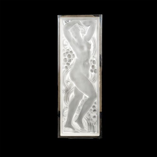 LALIQUE CRYSTAL PANEL FIGURINE 38ef55