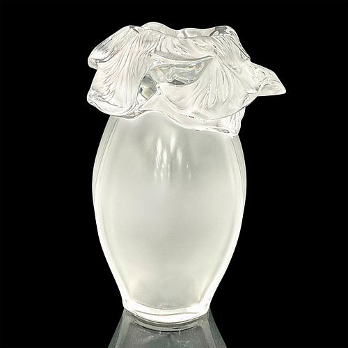 LALIQUE CRYSTAL VASE SAINT BARTHA 38ef86