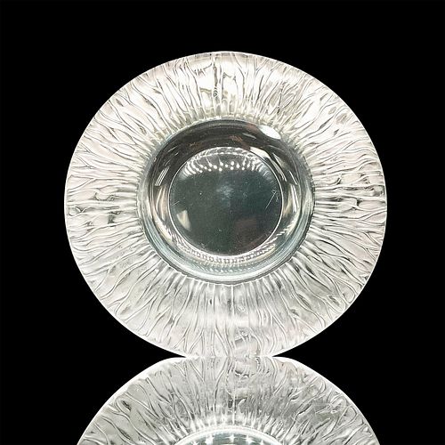 LALIQUE CRYSTAL BOWL PLATTER SUNBURSTImpressive 38ef88