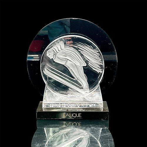 LALIQUE CRYSTAL 1992 WINTER OLYMPIC 38eff4