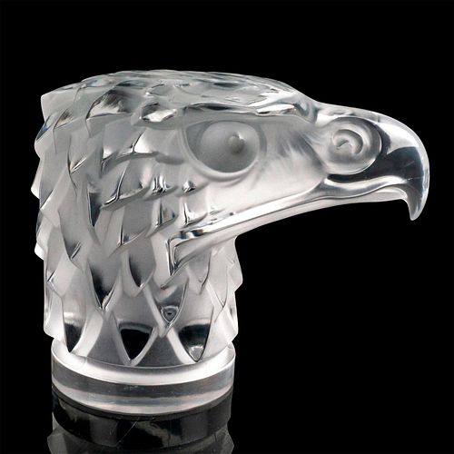 LALIQUE CRYSTAL PAPERWEIGHT, EAGLE