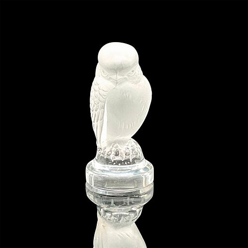 LALIQUE CRYSTAL BIRD PAPERWEIGHTA