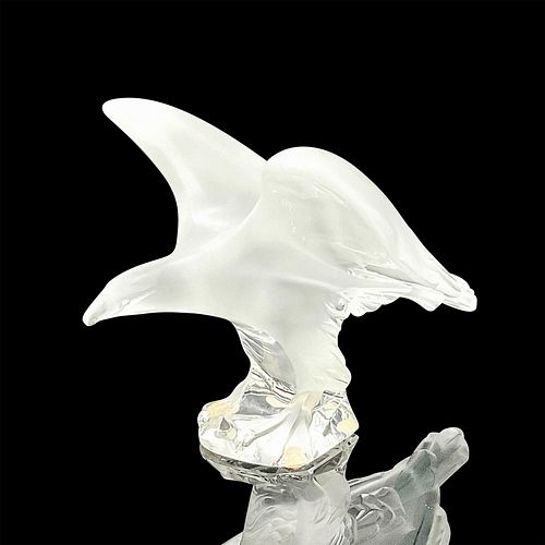 LALIQUE CRYSTAL PAPERWEIGHT, ROYAL
