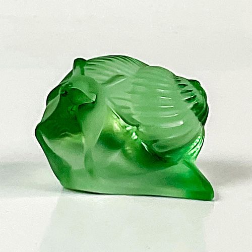 LALIQUE CRYSTAL FIGURINE, ESCARGOT