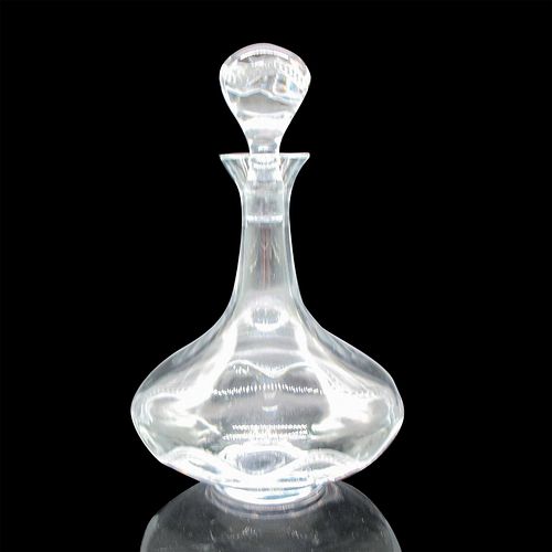 LALIQUE CRYSTAL DECANTER, CHAMPS