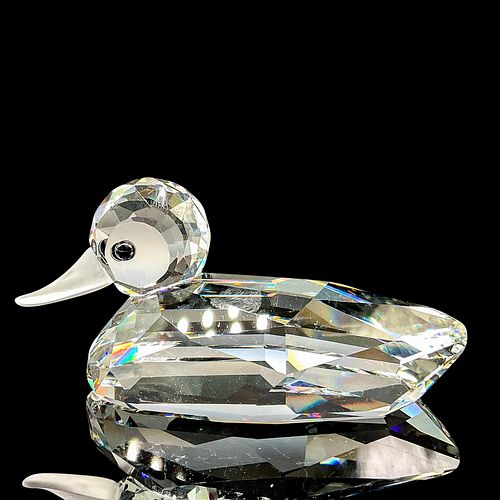 SWAROVSKI SILVER CRYSTAL FIGURINE, MALLARD