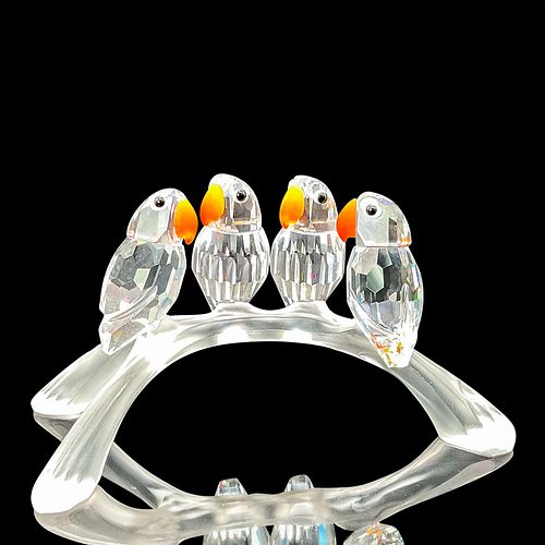 SWAROVSKI CRYSTAL FIGURINE, BABY LOVEBIRDSThis