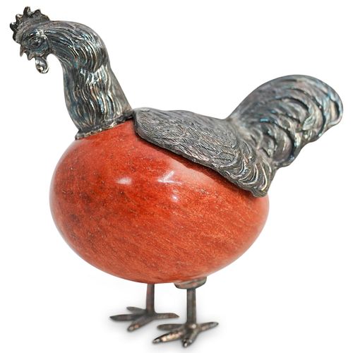 CAMUSSO STERLING & MARBLE ROOSTERDESCRIPTION: