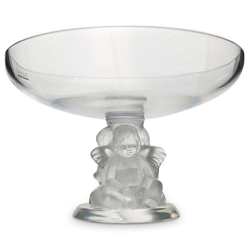 LALIQUE "COUPE ANGELOTS" FOOTED