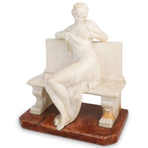 ALABASTER BAZAR COLON MONTEVIDEO SCULPTUREDESCRIPTION: