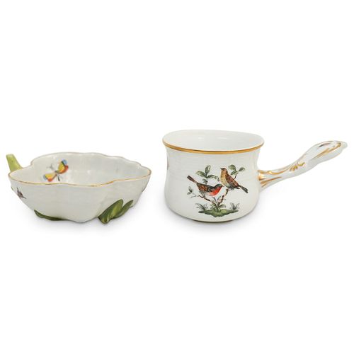  2 PC HEREND PORCELAIN HANDLED 38f29b