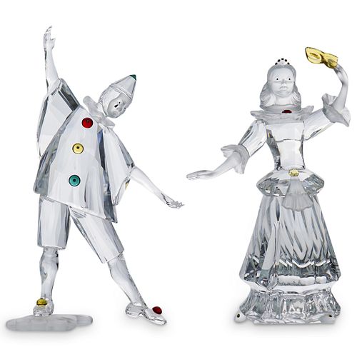  2 PC SWAROVSKI CRYSTAL FIGURINESDESCRIPTION  38f2c6