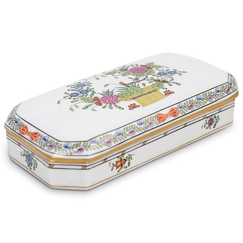 HEREND PORCELAIN JEWELRY BOXDESCRIPTION  38f2d7