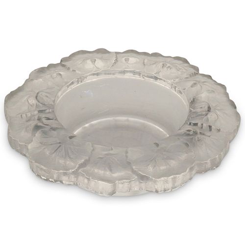LALIQUE STYLE CRYSTAL CANDY BOWLDESCRIPTION s 38f30b