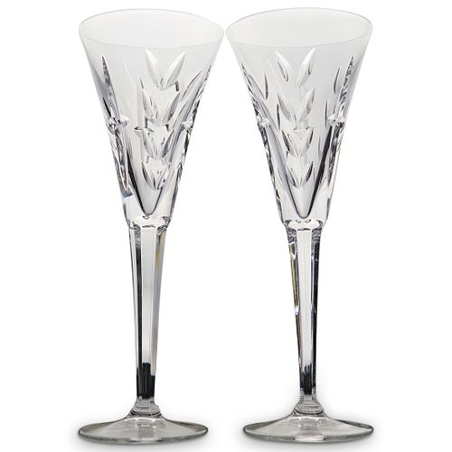 PAIR OF WATERFORD CRYSTAL CHAMPAGNE 38f329