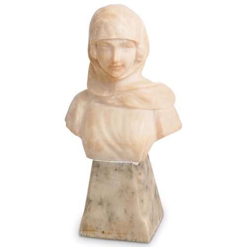 ART NOUVEAU ITALIAN ALABASTER FEMALE 38f331