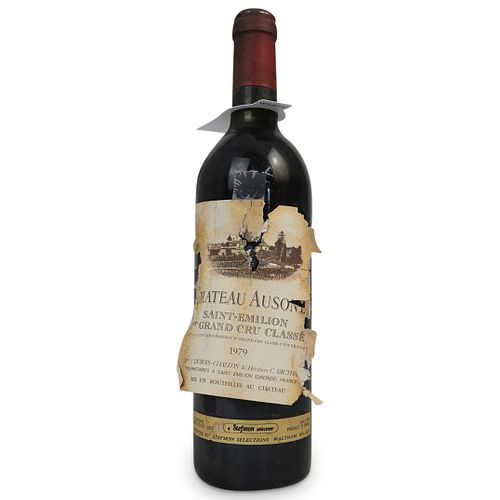 1979 CHATEAU AUSONE RED WINE BOTTLEDESCRIPTION: