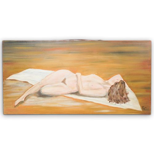 EROTIC NUDE OIL ON CANVASDESCRIPTION  38f3c5