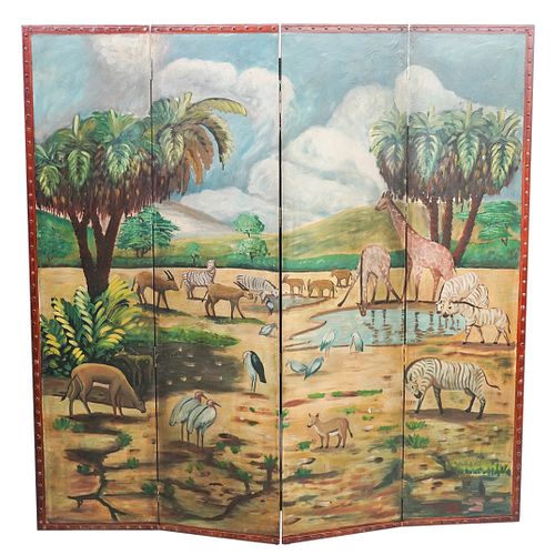 AFRICAN THEMED SCREEN DIVIDERDESCRIPTION  38f3c7