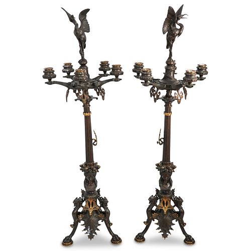 PAIR OF FERDINAND BARBEDIENNE (FRENCH,