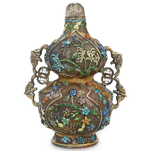 ANTIQUE CHINESE SILVER AND ENAMEL 38f466