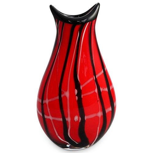 MURANO GLASS TEARDROP VASEDESCRIPTION: